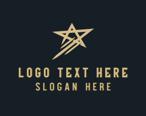 Star - Swoosh Star Entertainment logo design
