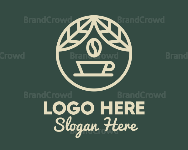 Organic Coffee Badge Logo