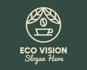 Organic Coffee Badge logo design