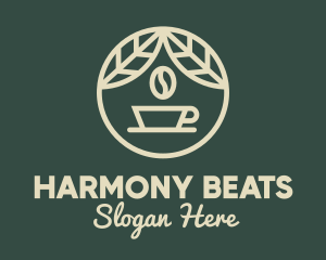 Organic Coffee - Organic Coffee Badge logo design