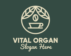 Organic Coffee Badge logo design