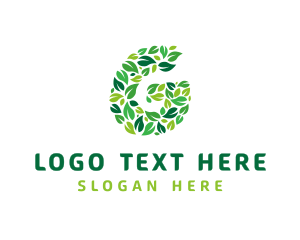 Tea - Colorful G Leaves logo design