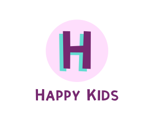 Childish Daycare Kindergarten  logo design