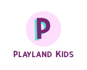 Childish Daycare Kindergarten  logo design