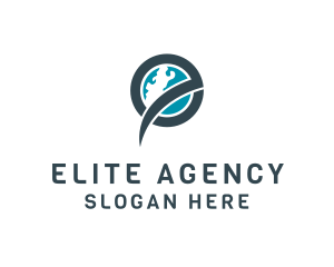 Global Agency Letter E logo design