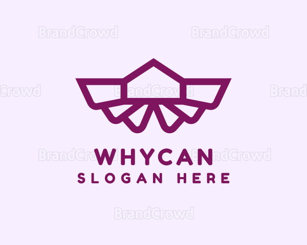 Purple House Wings Logo