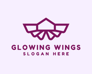 Purple House Wings logo design