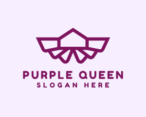 Purple House Wings logo design