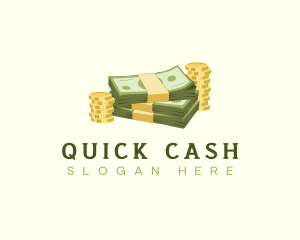 Money Cash Coin logo design