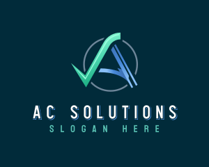 Professional Firm Letter A logo design