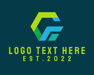 It - Geometric Letter G logo design