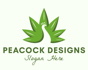 Peacock Nature Bird  logo design