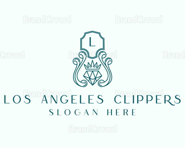 Diamond Jewelry Accessory Boutique Logo