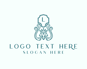 Victorian - Diamond Jewelry Accessory Boutique logo design