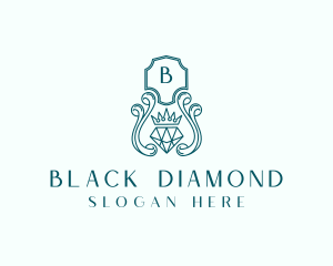 Diamond Jewelry Accessory Boutique logo design