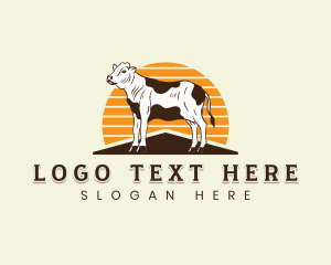Cow - Cow Agriculture Farm logo design