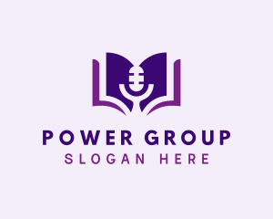 Streaming - Podcast Audio Book logo design