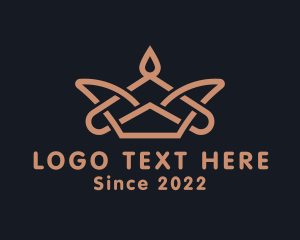 Premium Brand - Monarchy Royal Tiara logo design