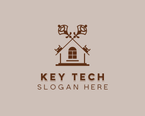 Real Estate Key Property logo design