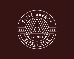 Upscale Company Agency logo design
