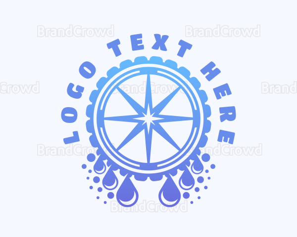 Water Tire Cleaning Logo