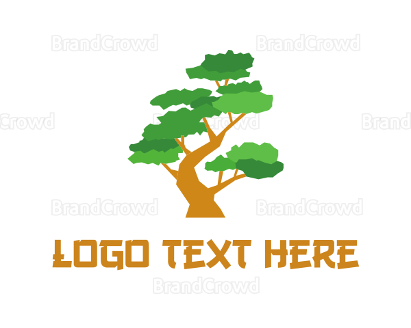 Bonsai Tree Gardening Logo