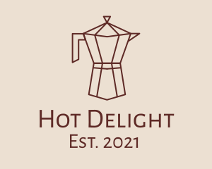 Minimalist Coffee Carafe logo design