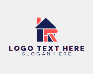 Architecture - Real Estate Letter R logo design