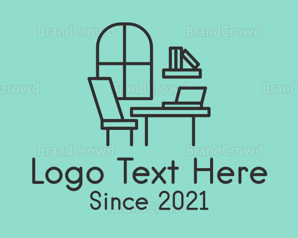 Minimalist Study Room Logo