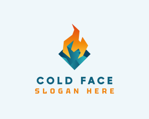 Hot & Cold Temperature logo design