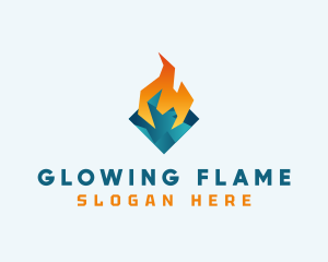 Hot & Cold Temperature logo design