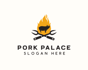 Pig Grill Restaurant logo design