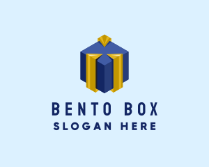 Modern Gift Box logo design