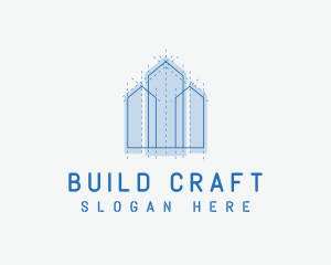 Building Tower Construction logo design