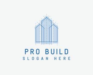 Building Tower Construction logo design