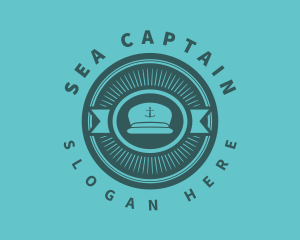 Marine Captain Hat logo design