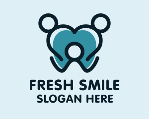 Toothpaste - Orthodontist Tooth Clinic logo design