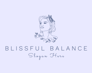 Luxe Beautiful Woman logo design