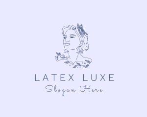 Luxe Beautiful Woman logo design