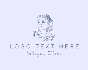 Dermatology - Luxe Beautiful Woman logo design