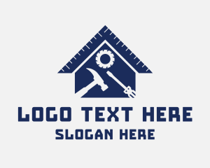 Screwdriver - House Handyman Tools logo design