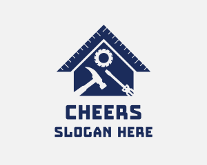 House Handyman Tools  Logo