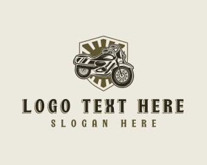 Riders Club - Motorcycle Rider Motorbike logo design