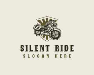 Motorcycle Rider Motorbike logo design