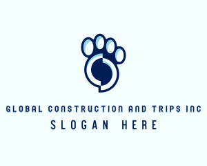 Veterinarian Pet Grooming Logo