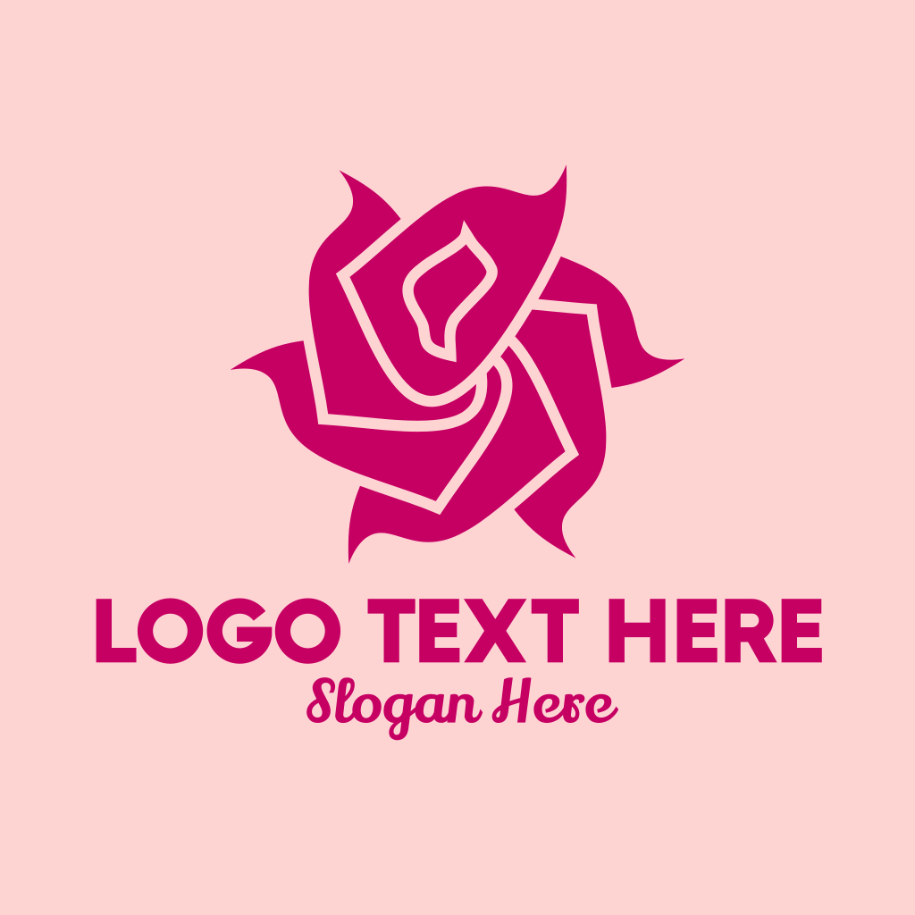 Pink Rose Petals Logo | BrandCrowd Logo Maker