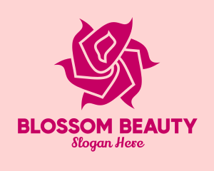 Petals - Pink Rose Petals logo design