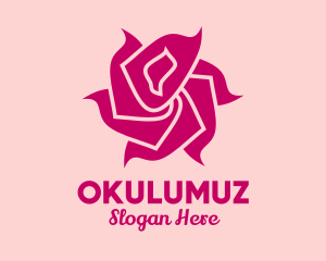 Scent - Pink Rose Petals logo design