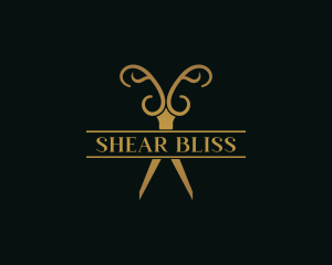 Styling Barber Scissors  logo design