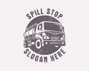 Fuel Truck Transportation logo design